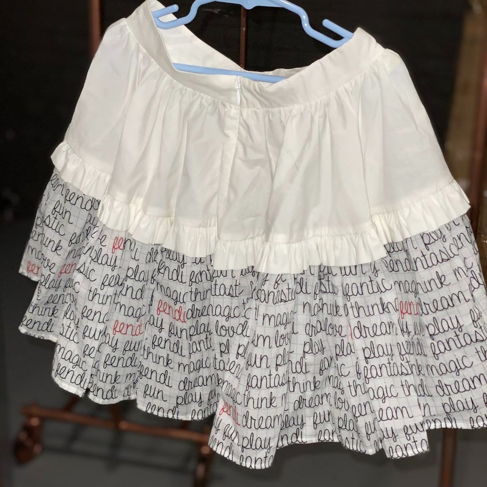 NWT Fendi Words Skirt